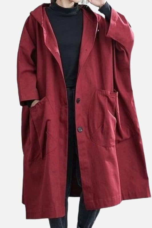 Erica - Oversized Waterproof Windbreaker Jacket