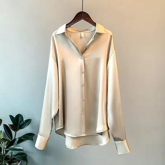 Women's satin blouse